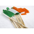 4" x 6" Ireland Imprinted Staff Polyester Stick Flags